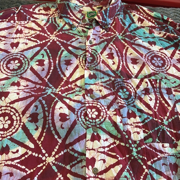 Rare Beautiful Johnny Cotton, long sleeve button up size extra large, nice print - Picture 8 of 10